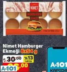 NİMET HAMBURGER EKMEĞİ NİMET HAMBURGER EKMEĞİ